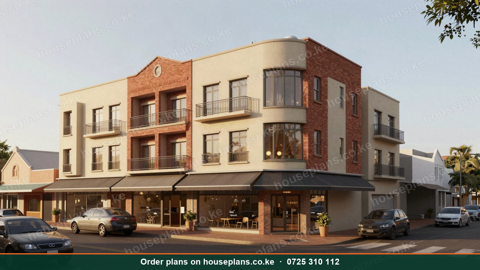 Biashara house plan exterior