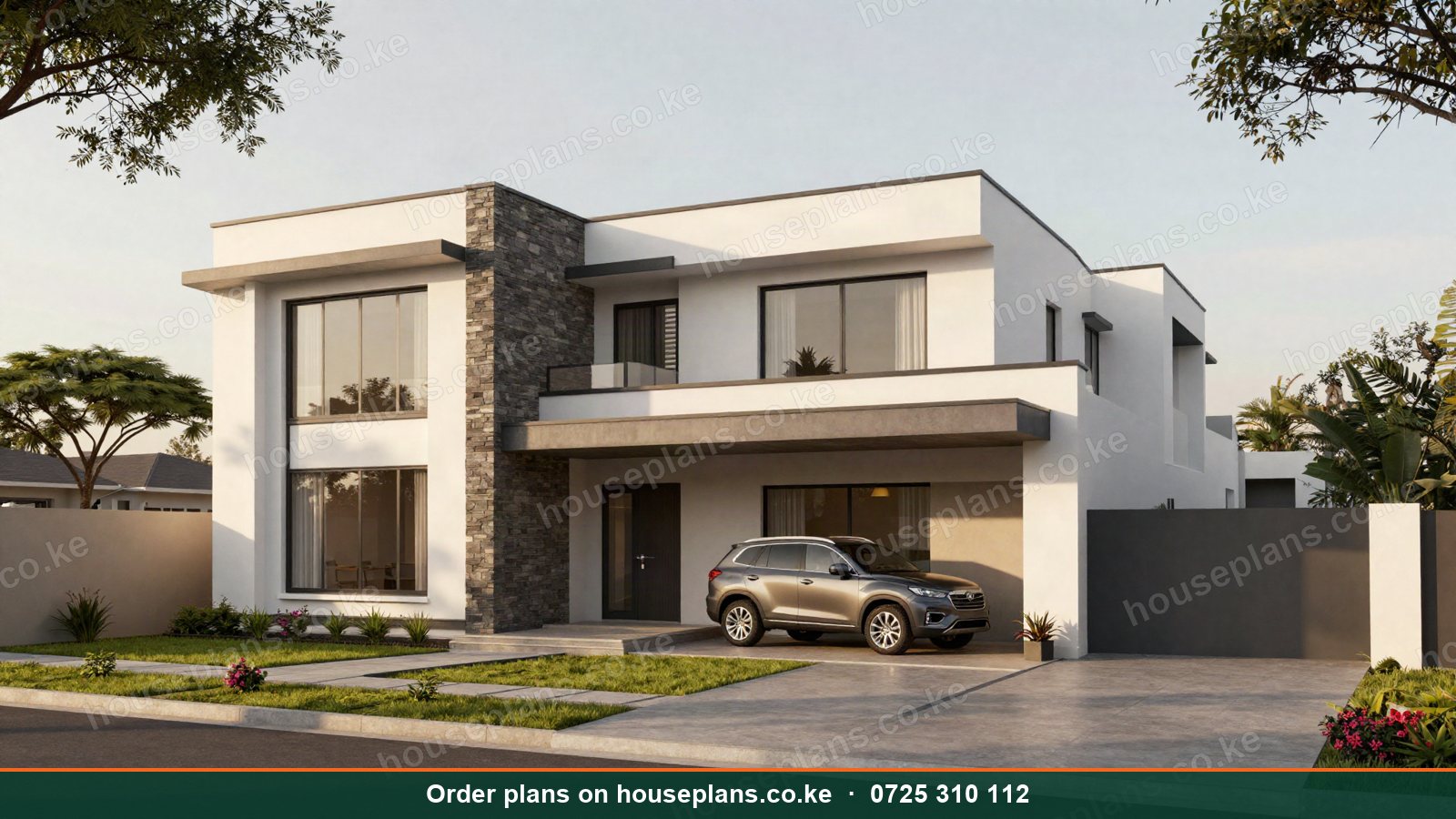 Kilimani house plan exterior