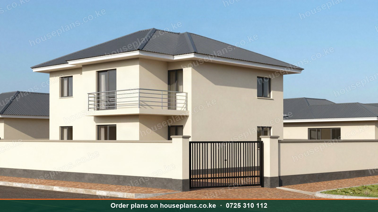 Ruiru house plan exterior