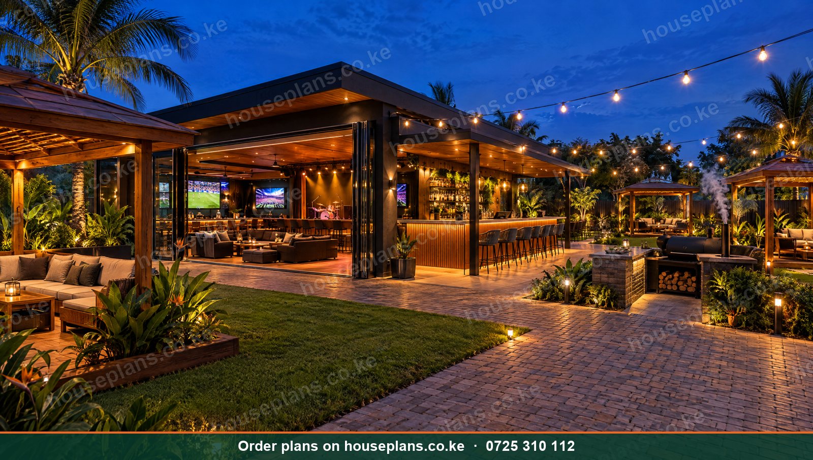 Lounge, Grill & Sports Bar design in Kenya: the Vibe, exterior photo
